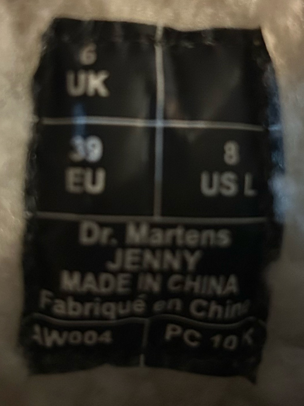 Doc / Dr. Martens size 8 US Large Jenny boots in Amazing Condition Like New - Picture 7 of 7